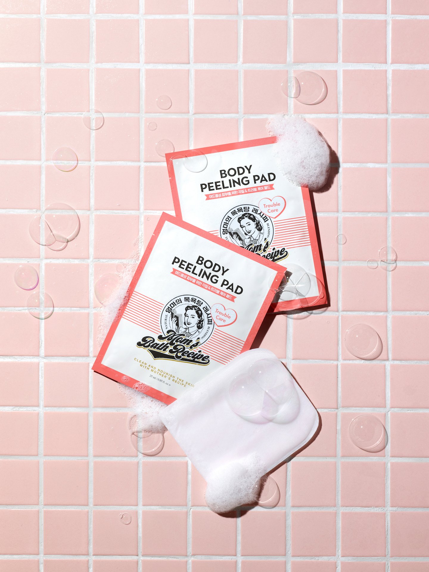 Köp Mom´s Bath Recipe Body Peeling Pad Trouble Care 1st | Apohem