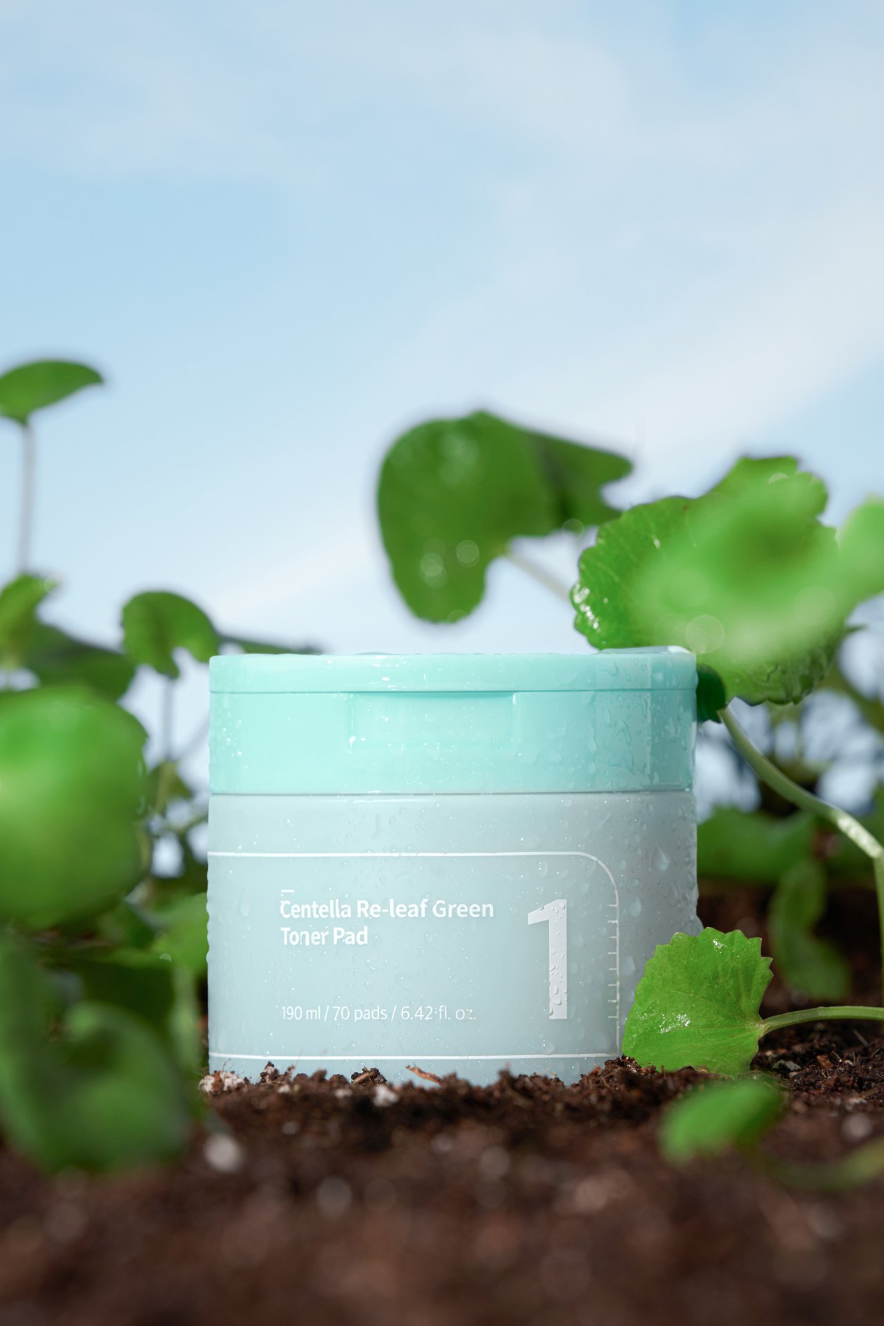 Numbuzin No.1 Centella Re-Leaf Green Toner Pad 70pads