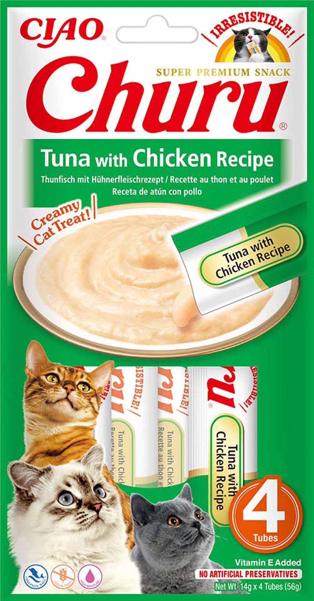 Churu Cat Tuna with Chicken 4 st