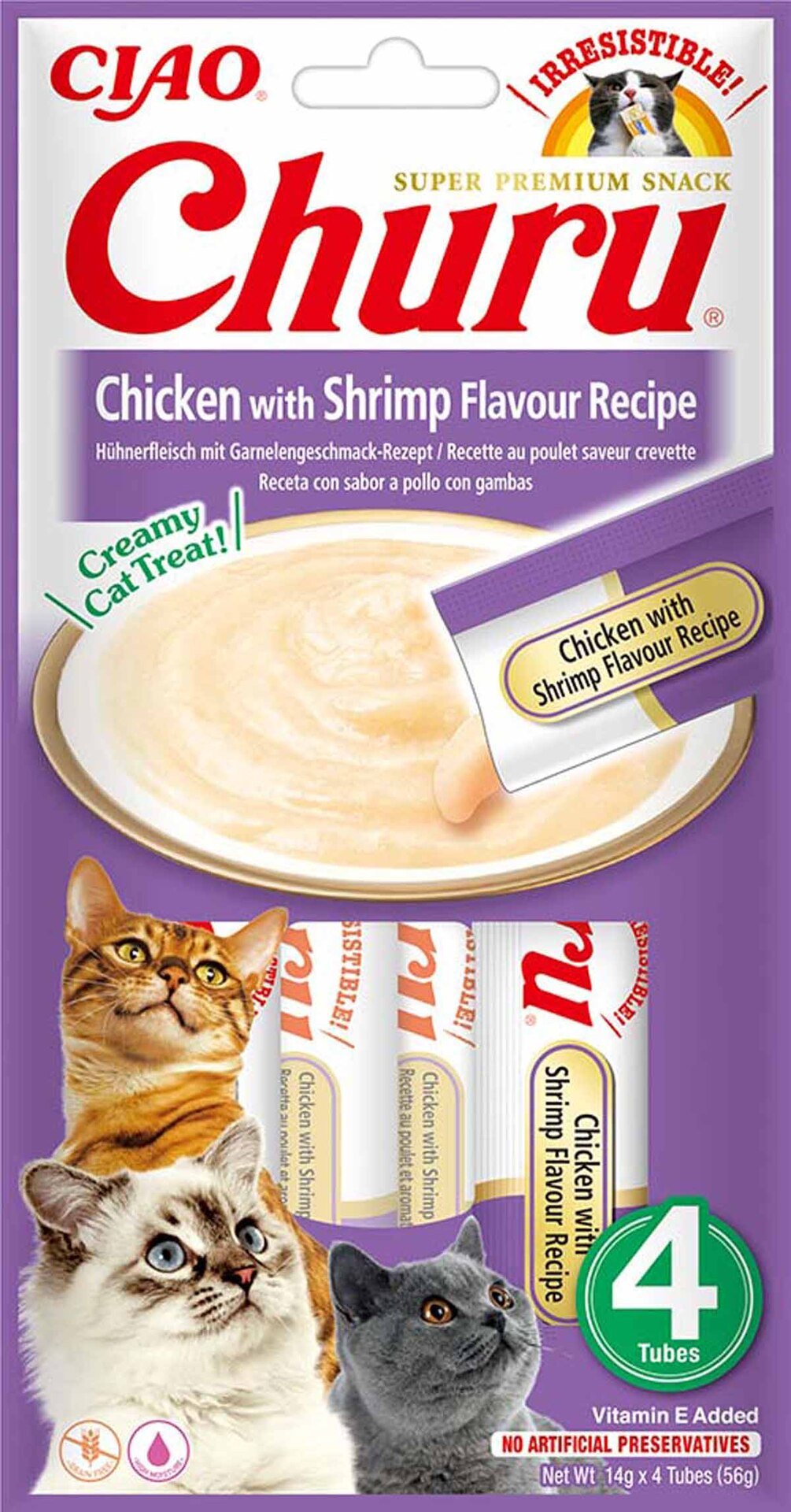 Churu Cat Chicken with Shrimp Flavor 4 st