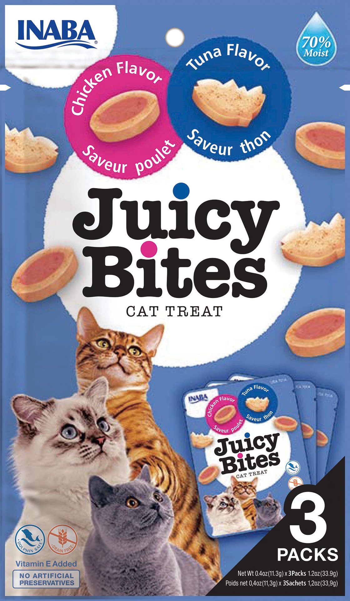 Churu Cat Juicy Bites Chicken/Tuna 3 st