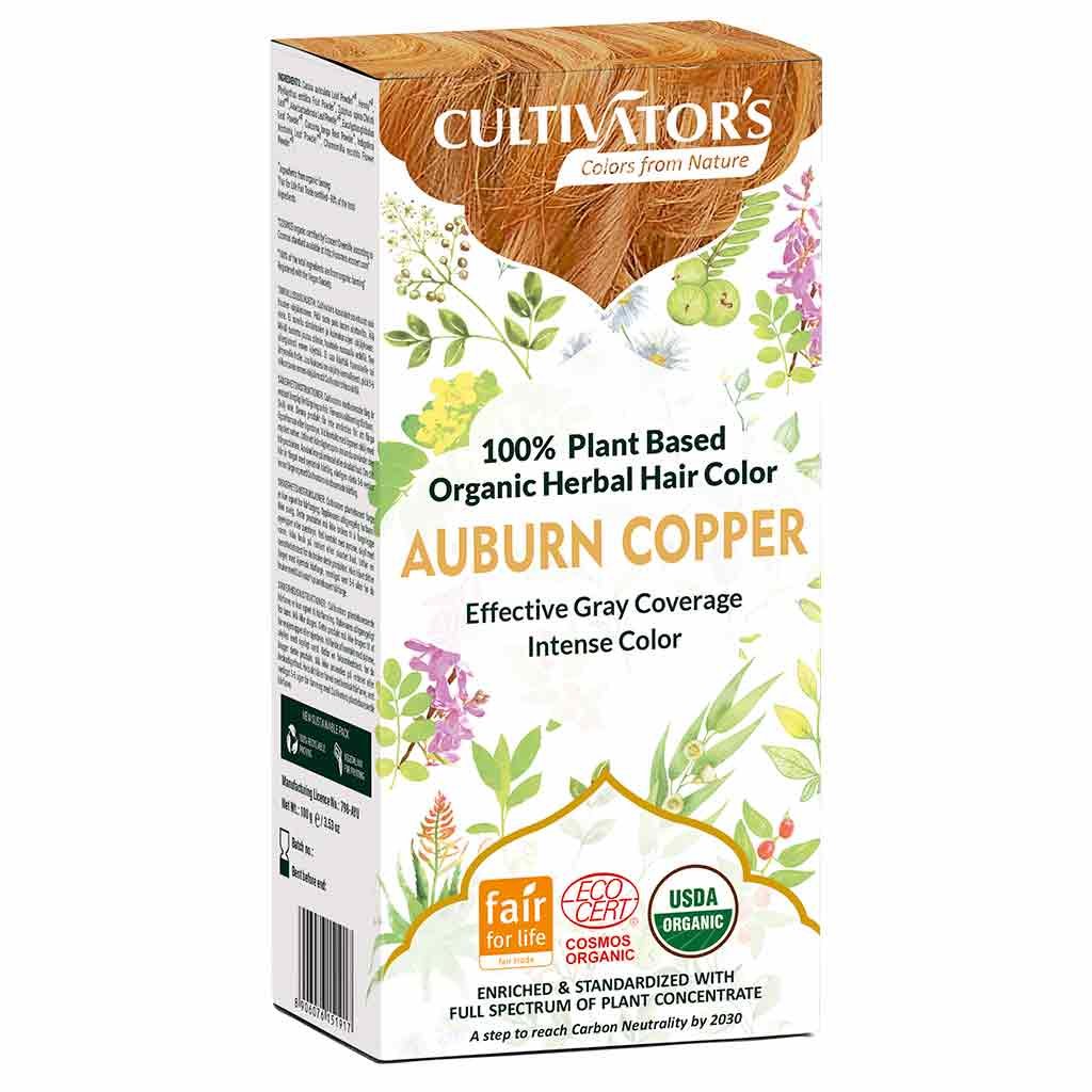 Cultivator's Organic Herbal Hair Color Auburn Copper 1 st