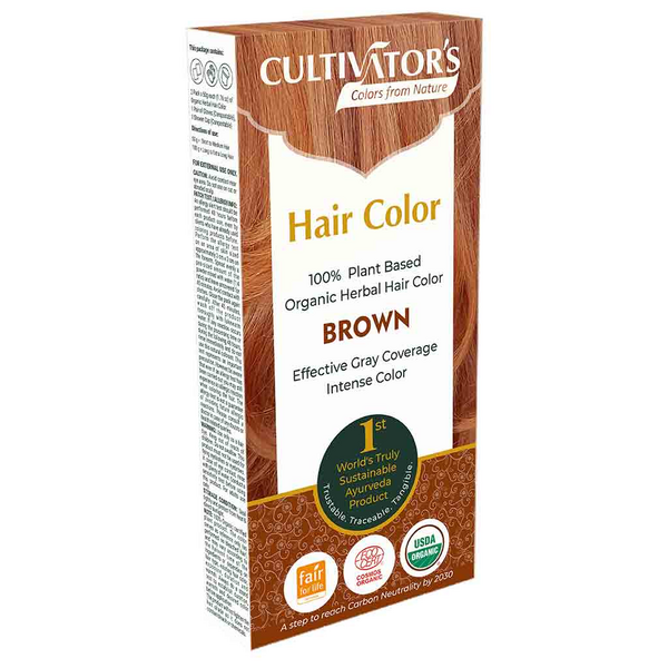 Cultivator's Organic Herbal Hair Color Brown 1 st