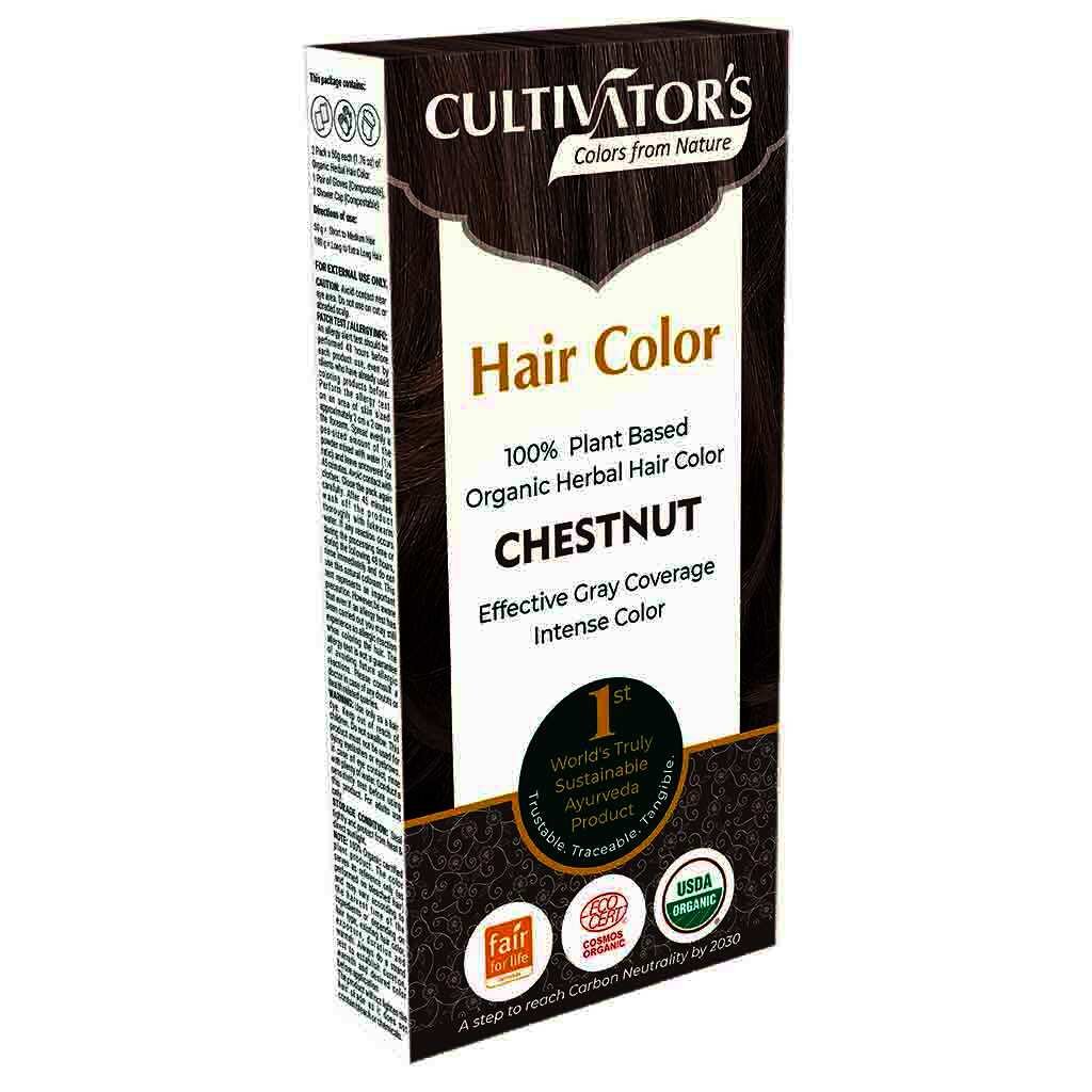 Cultivator's Organic Herbal Hair Color Chestnut 1 st