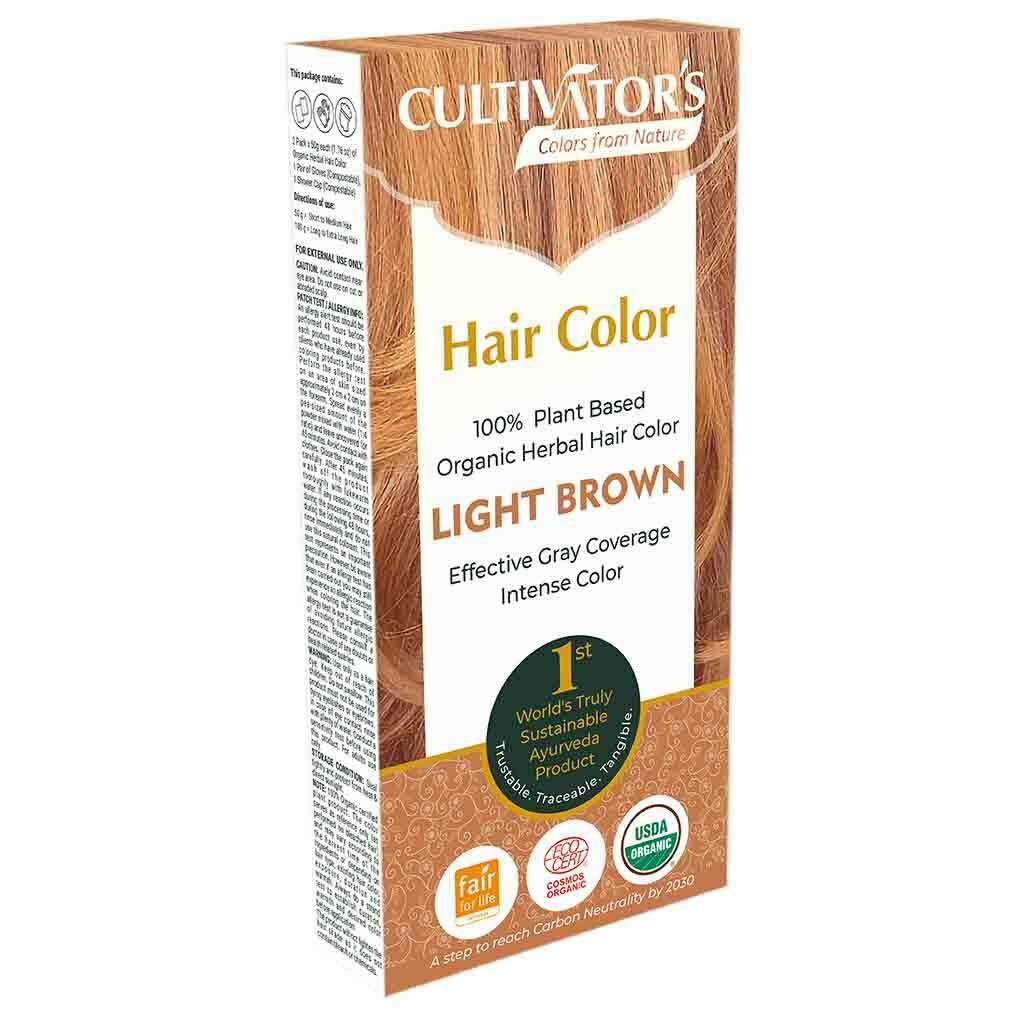 Cultivator's Organic Herbal Hair Color Light Brown 1 st