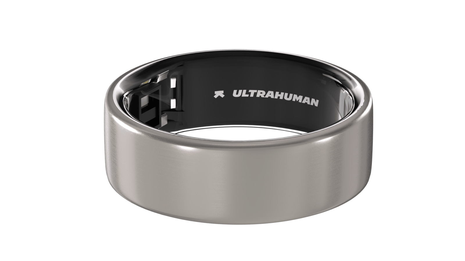 Ultrahuman Ring Air - Raw Titanium - Size 8