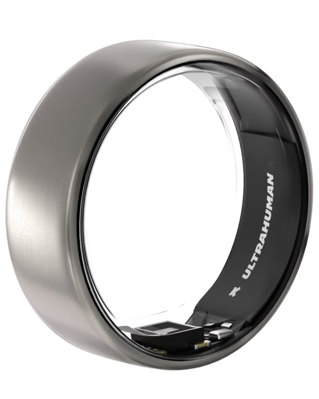 Ultrahuman Ring Air - Raw Titanium - Size 10