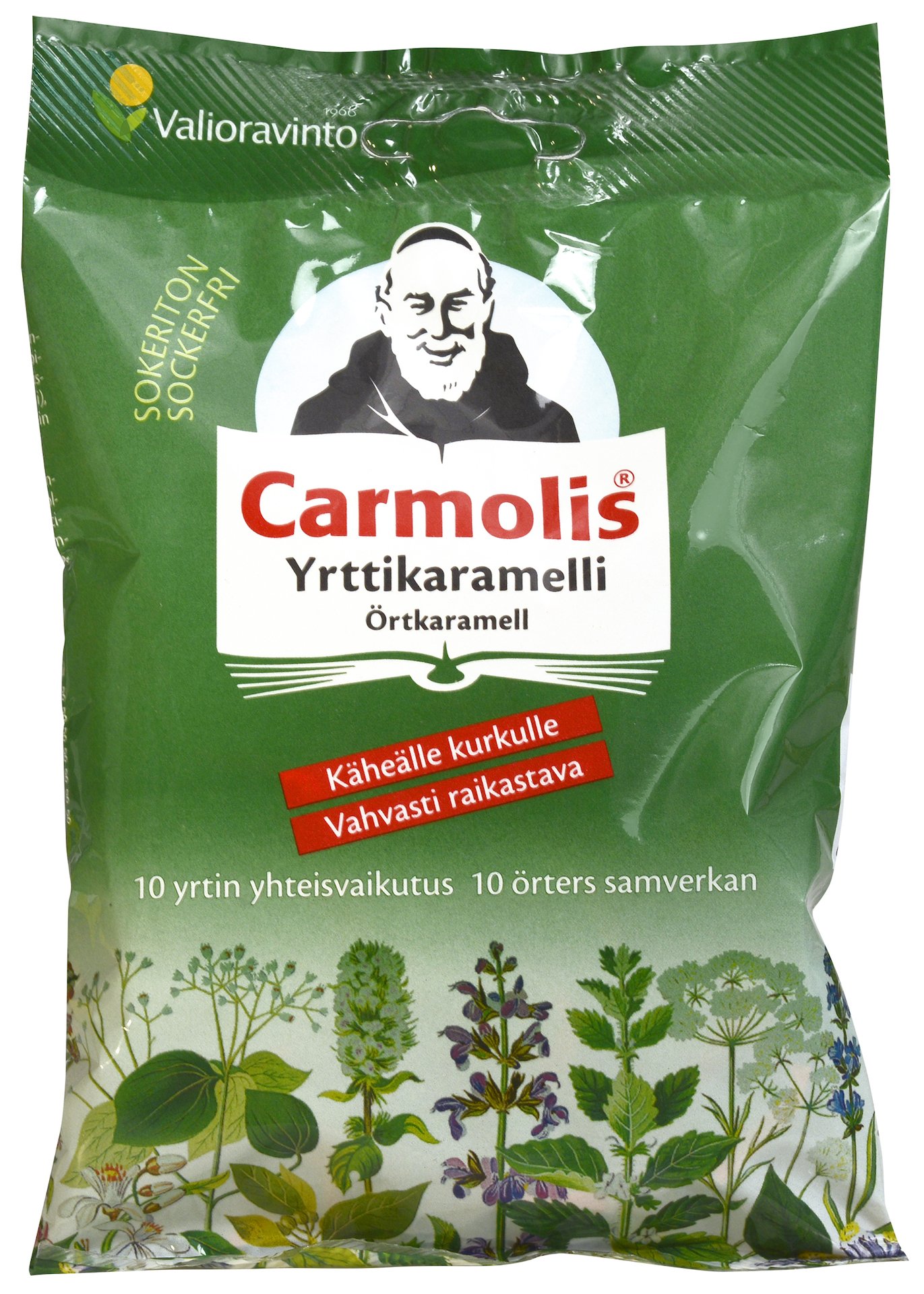 Carmolis Örtkaramell Sockerfri 72 g