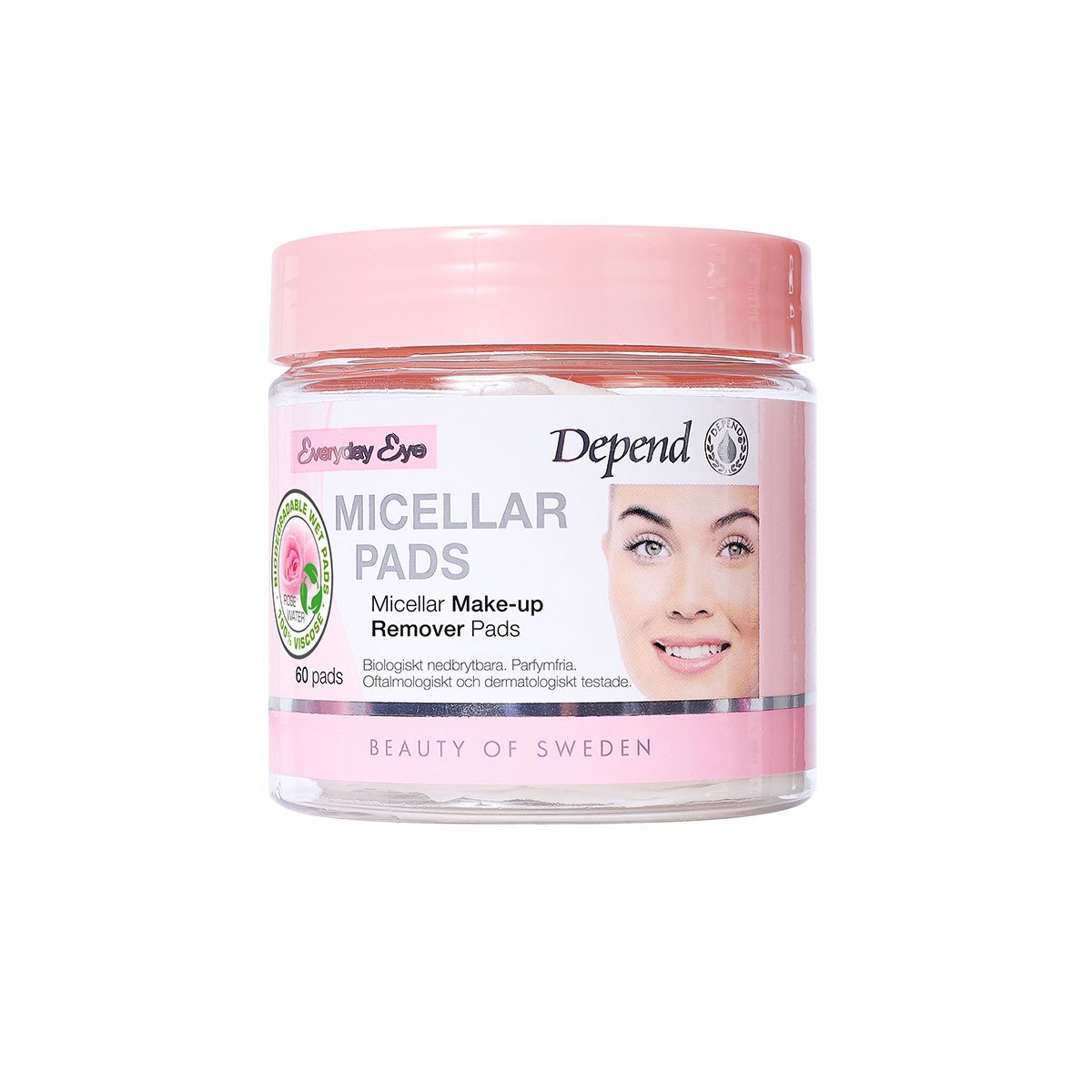 Depend Everyday Eye Micellar Make-Up Remover Pads 60 st