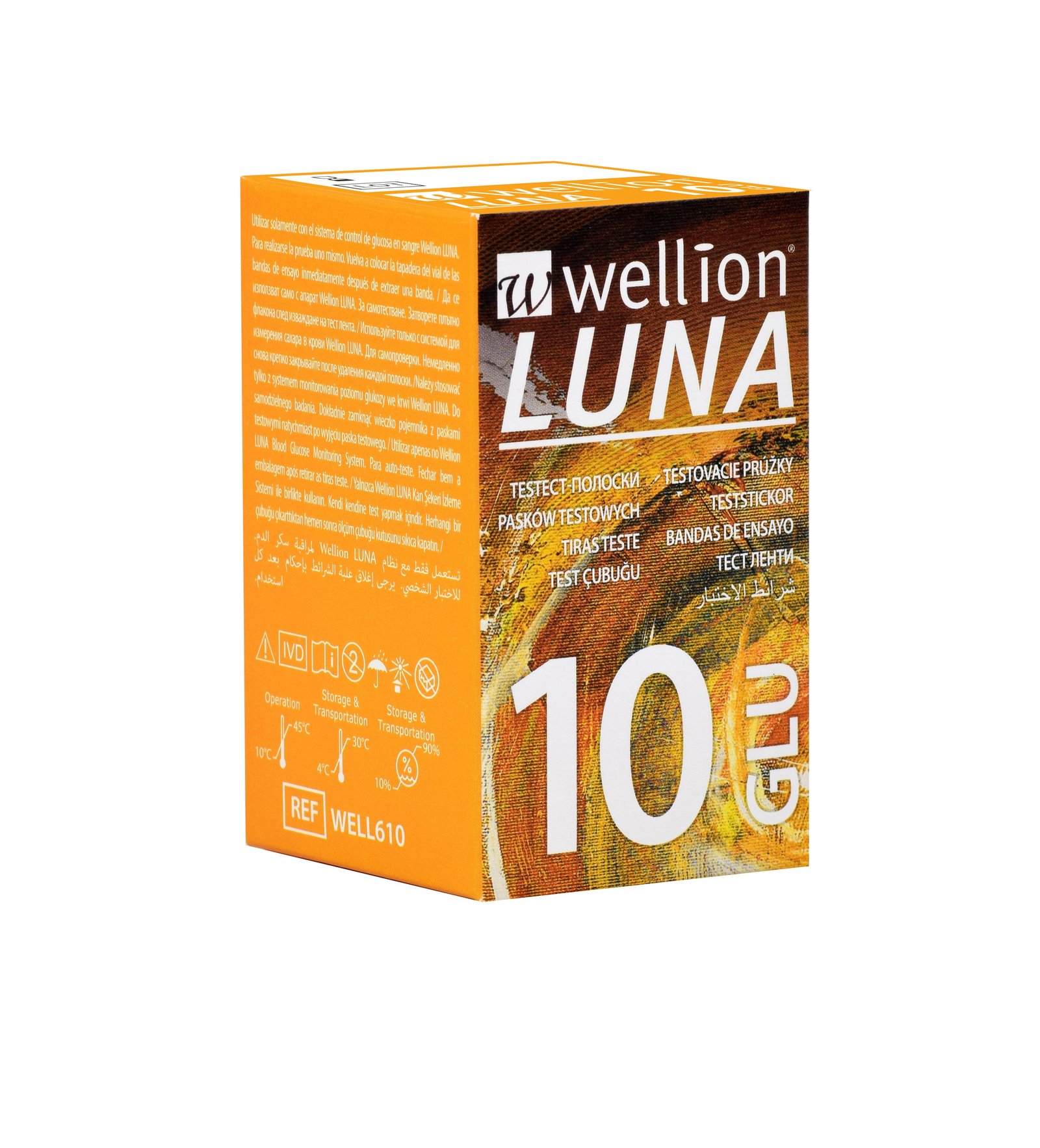 Wellion Luna Teststickor Blodglukos 10 st