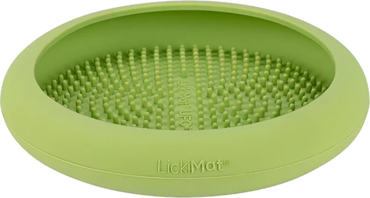 LickiMat Hundskål Ufo Grön