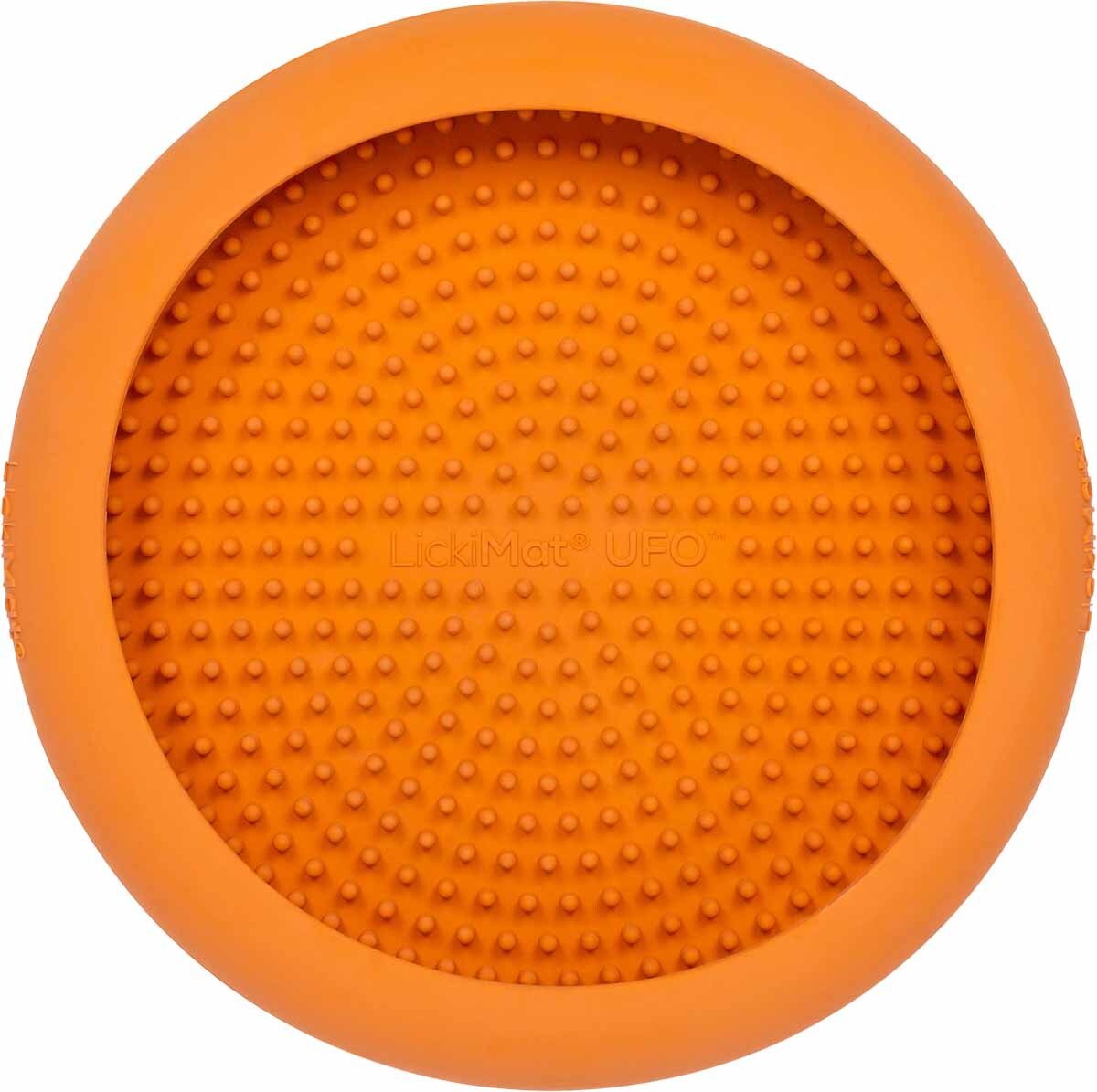 LickiMat Hundskål Ufo Orange