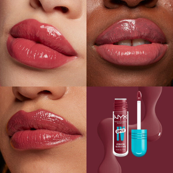 NYX Professional Makeup Lip I.V. Hydrating Gloss Stain 07 Bubblegum Burst 5 ml
