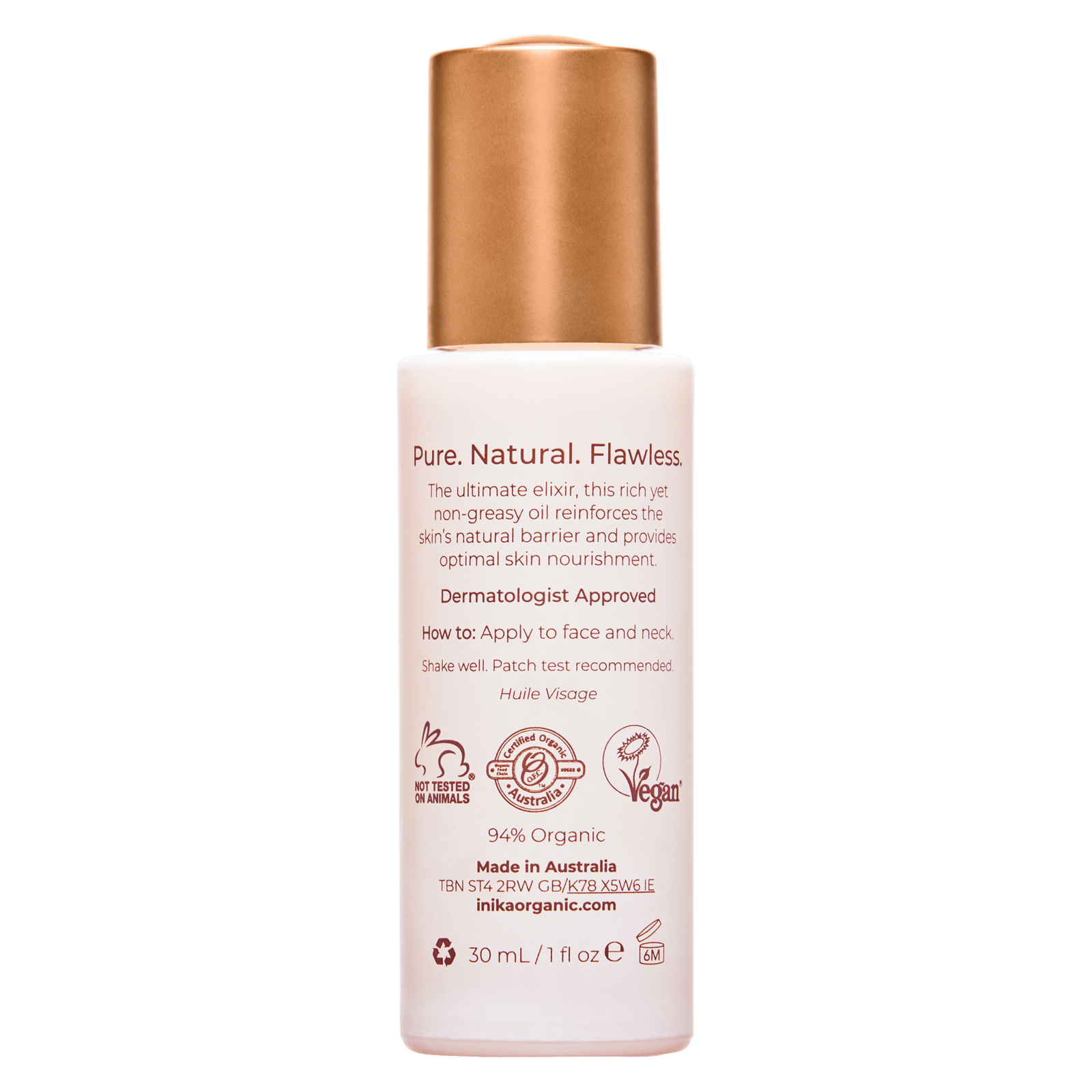 INIKA ORGANIC Phyto-Active Face Oil 30ml