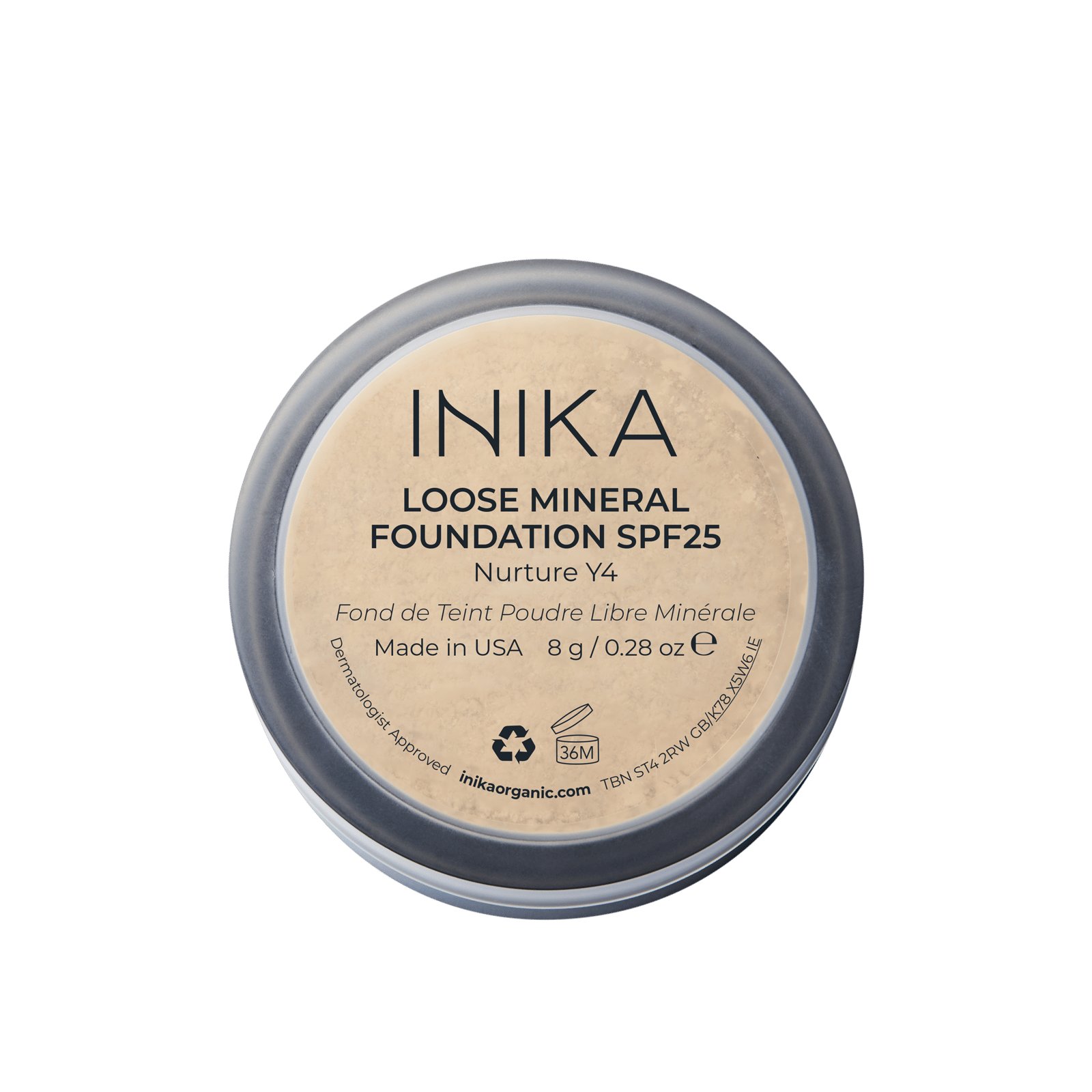 INIKA ORGANIC Loose Mineral Foundation SPF25 Nurture 8g