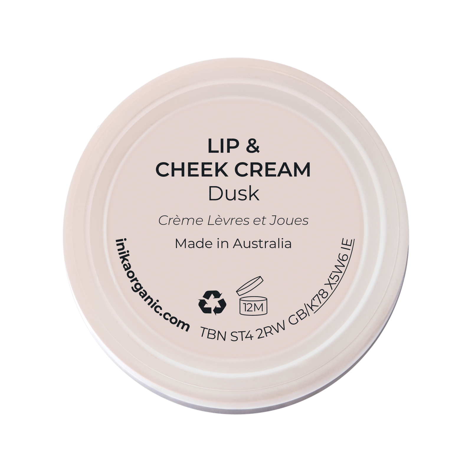 INIKA ORGANIC Lip & Cheek Cream Dusk 3,5g