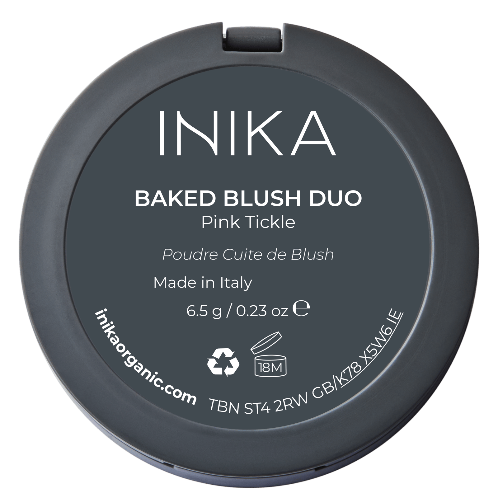 INIKA ORGANIC Baked Blush Duo Pink Tickle 6,5g