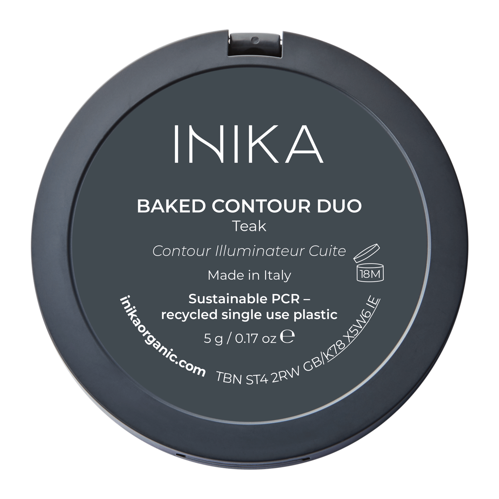 INIKA ORGANIC Baked Contour Duo Teak 5g