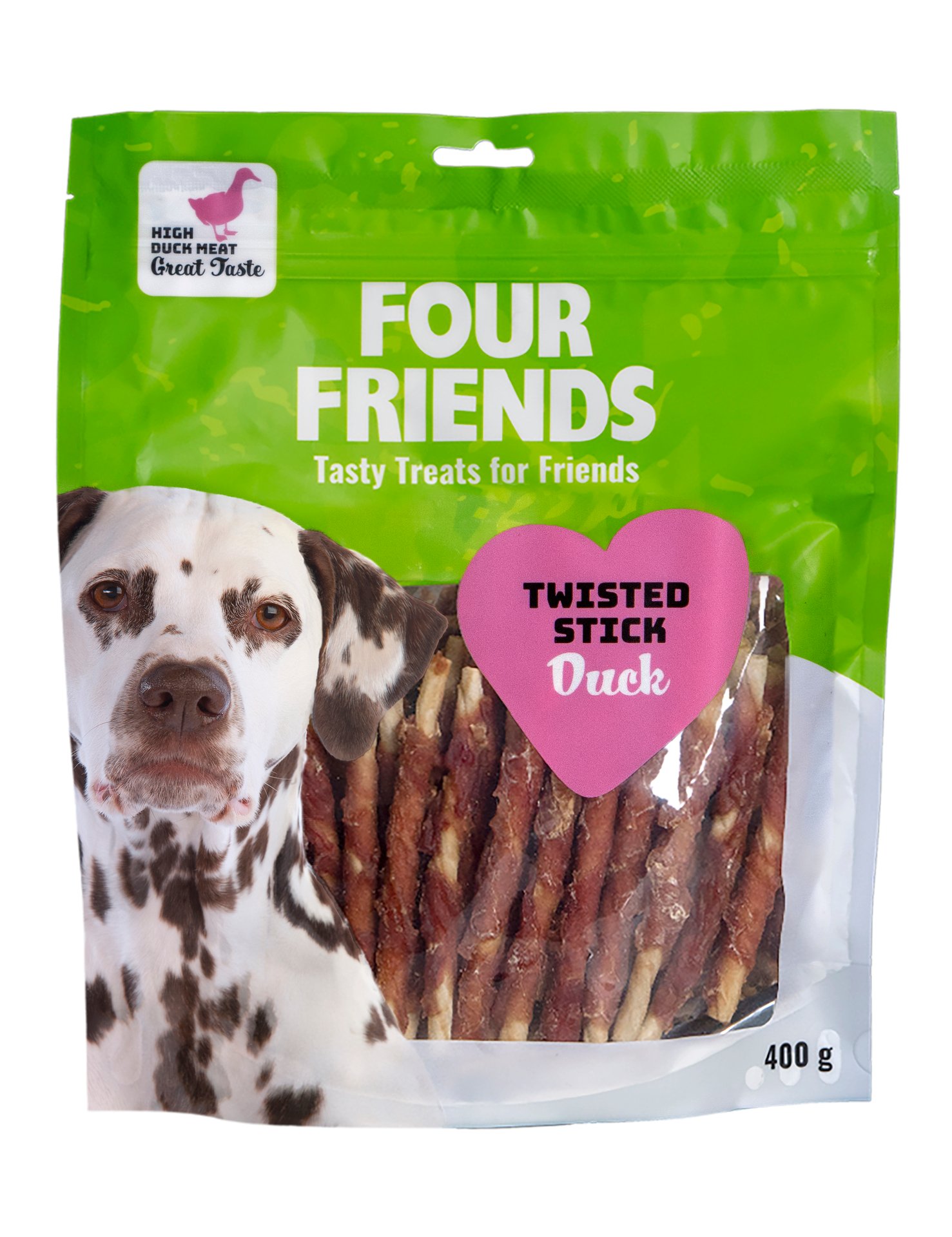 Fourfriends Twisted Stick Duck 12,5 cm 40 st
