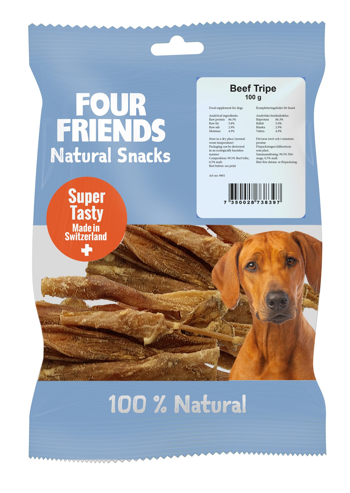 Fourfriends Beef Tripe 100 g