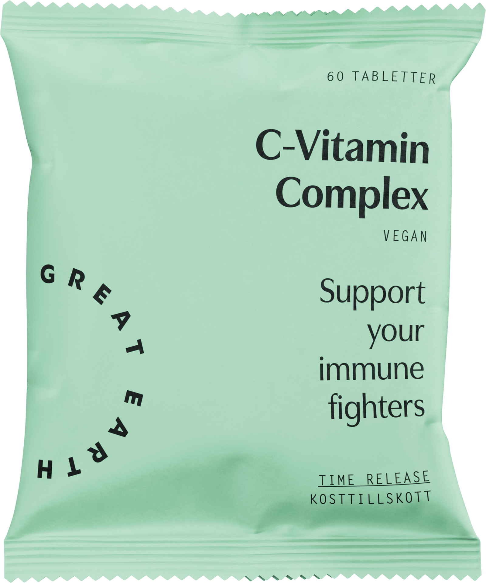 Great Earth C-Vitamin Complex Refill 60 tabletter