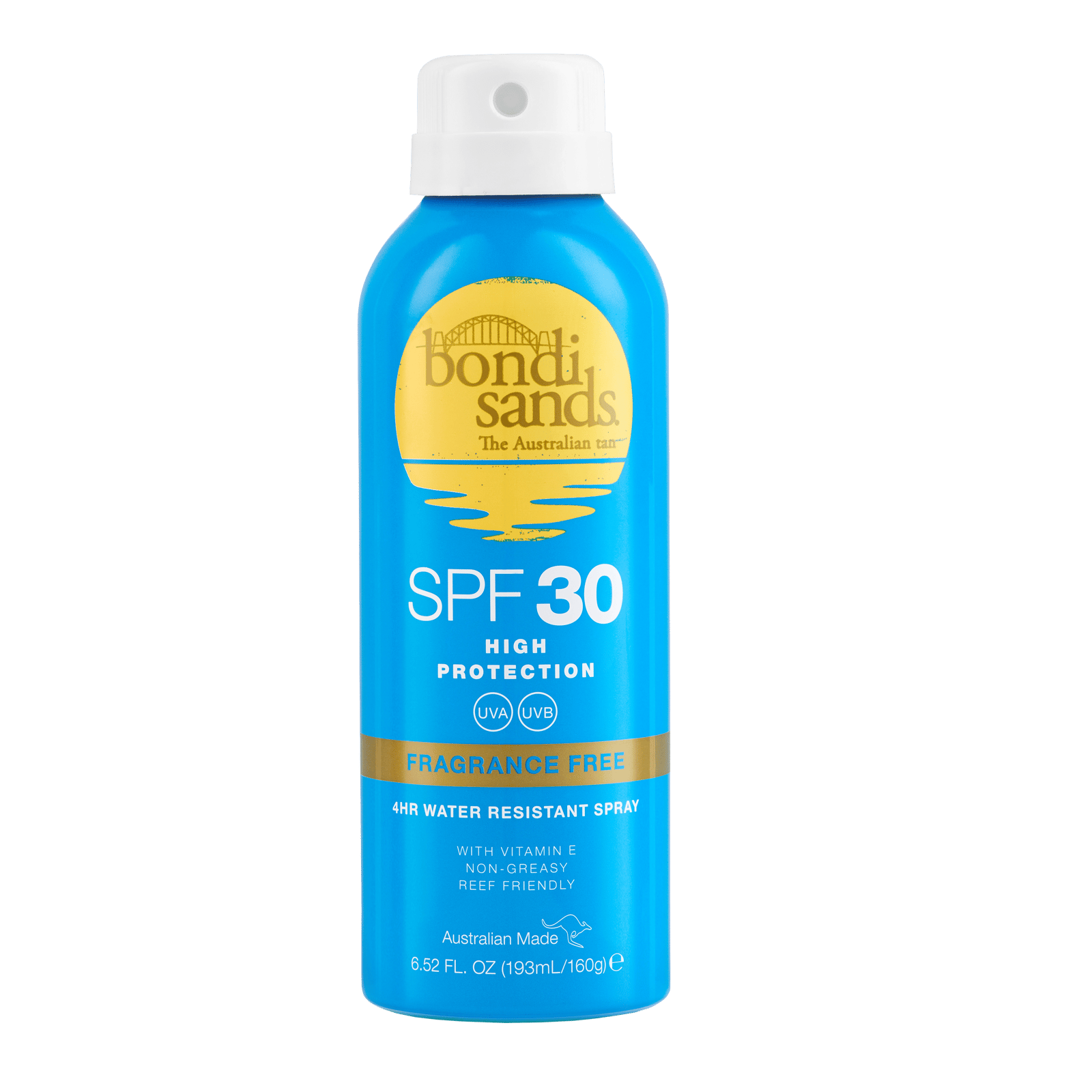 Bondi Sands SPF30 Fragrance Free Aerosol Mist Spray 160g