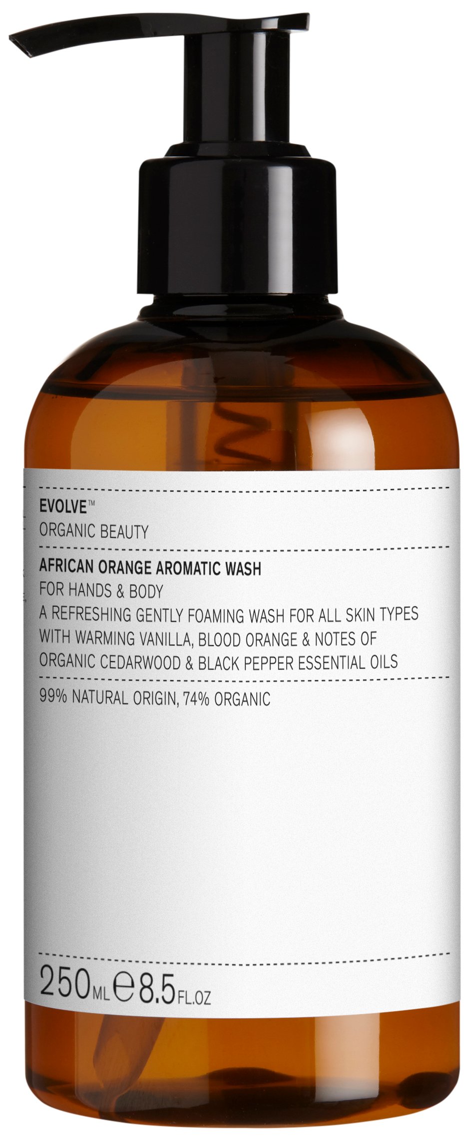 Evolve Organic Beauty African Orange Aromatic Wash 250 ml