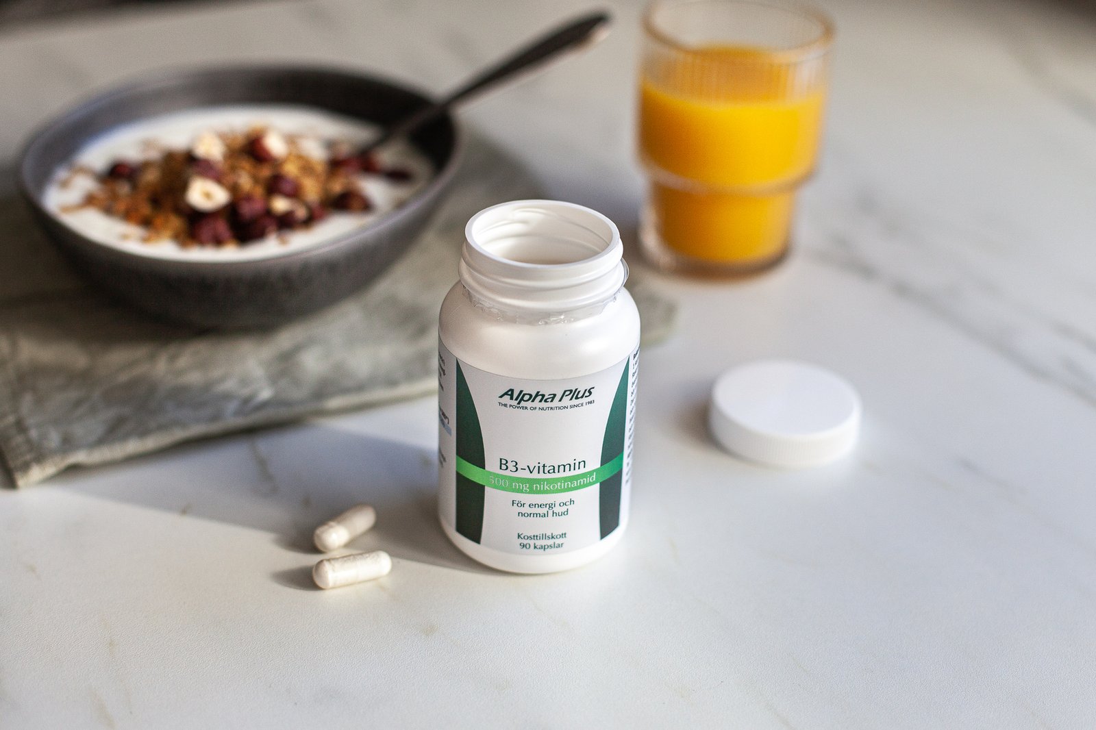 Alpha Plus B3-vitamin 90 kapslar