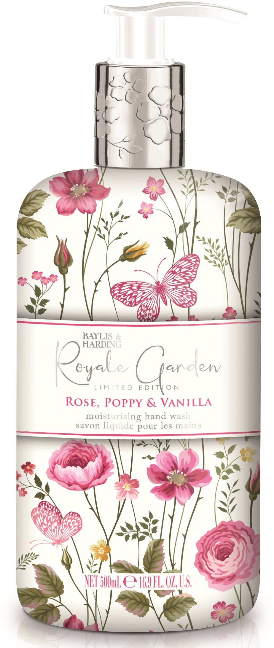 Baylis & Harding Royale Garden Rose Poppy & Vanilla Hand Wash 500 ml