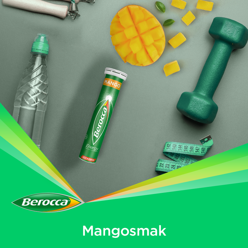 Berocca Energy Mango 45 brustabletter