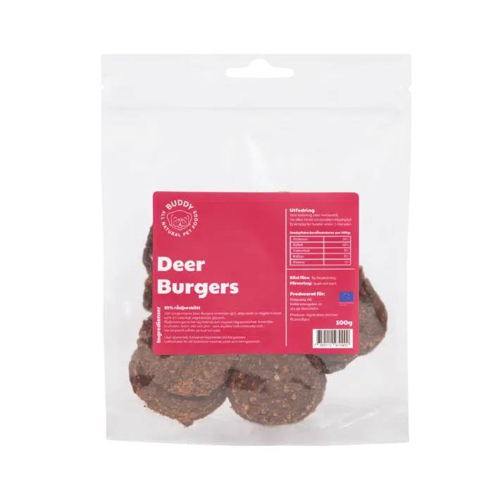 BUDDY Deer Burgers 100g