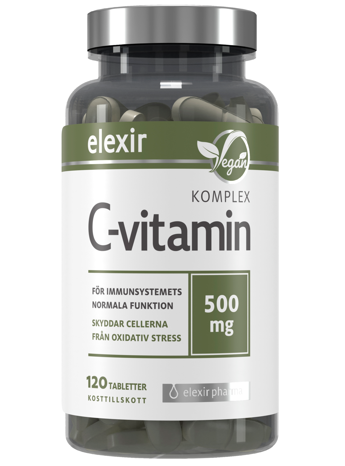 Elexir Kosttillskott C-vitamin 120 tabletter