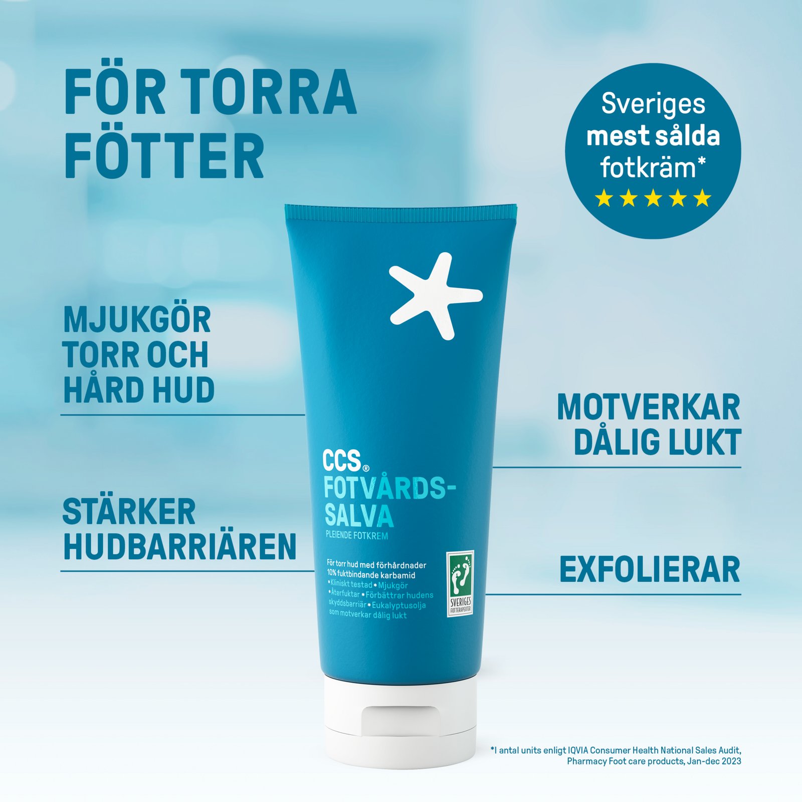 CCS Fotvårdssalva 175ml