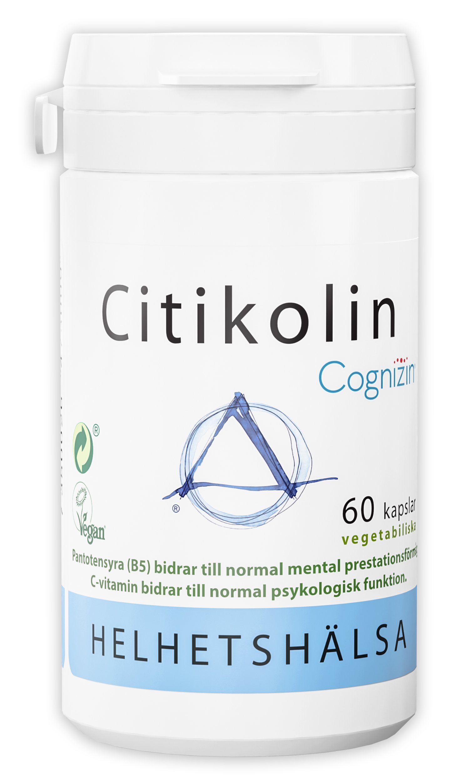 Helhetshälsa Citikolin Cognizin® 250mg 60 kapslar