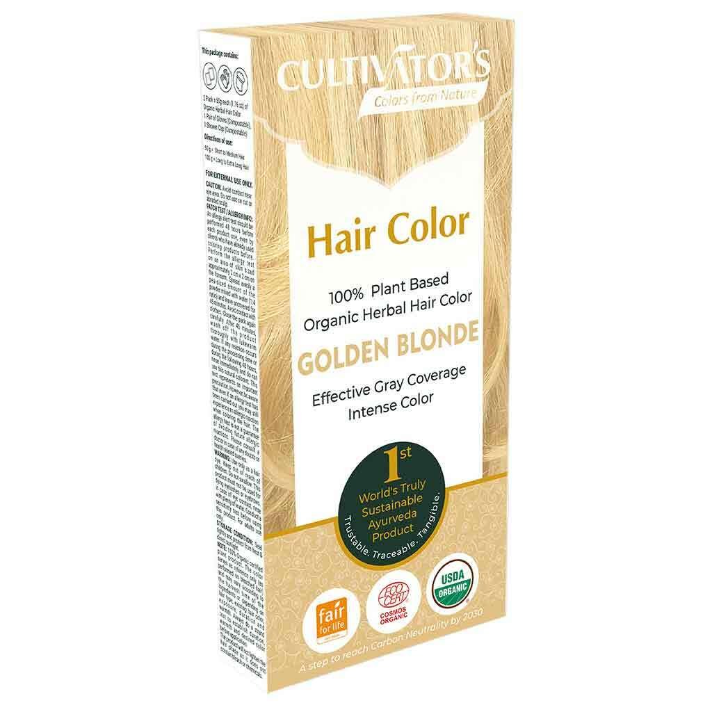 Cultivator's Organic Herbal Hair Color Golden Blonde 1 st