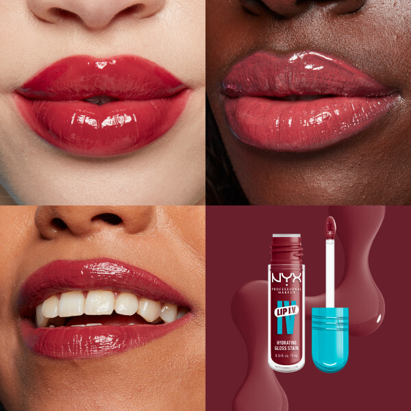 NYX Professional Makeup Lip I.V. Hydrating Gloss Stain 09 Blush Rush 5 ml