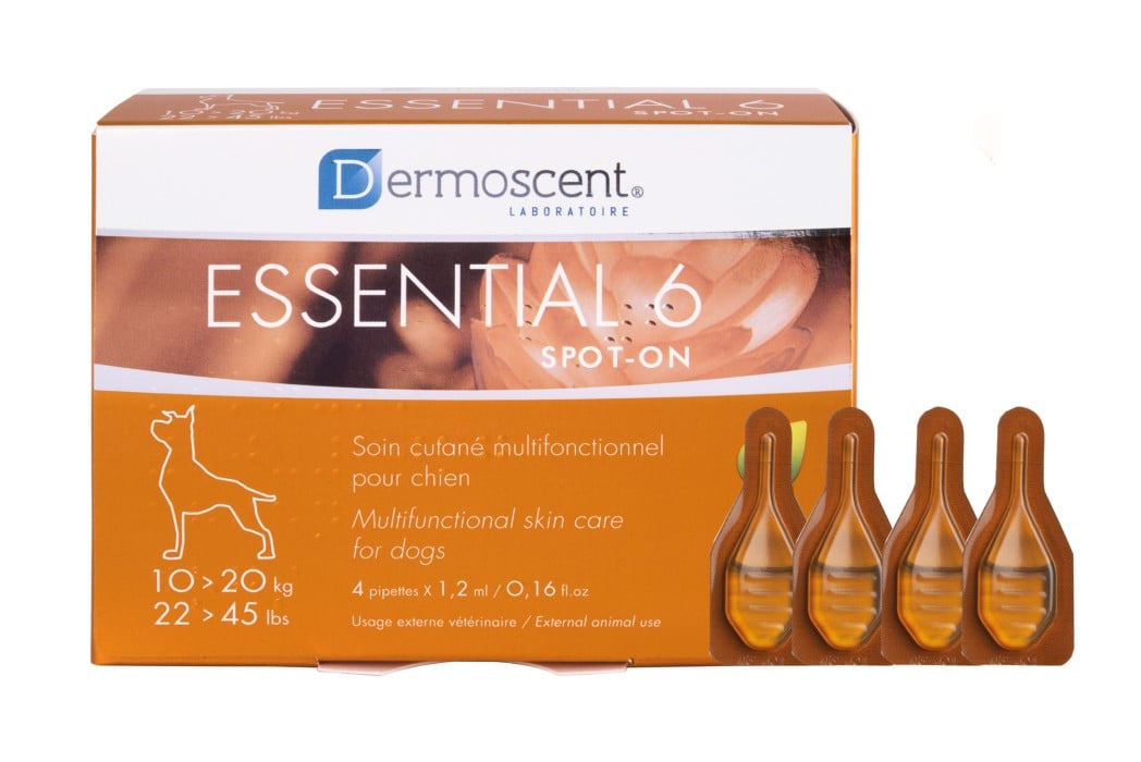Dermoscent Essential 6® Spot-on för hundar 10-20kg 4 x 1,2 ml