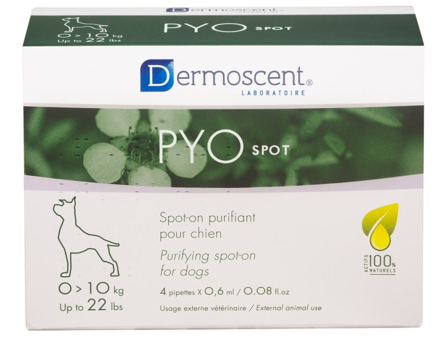Dermoscent PYOspot® för hundar 0-10 kg 4 x 0,6 ml