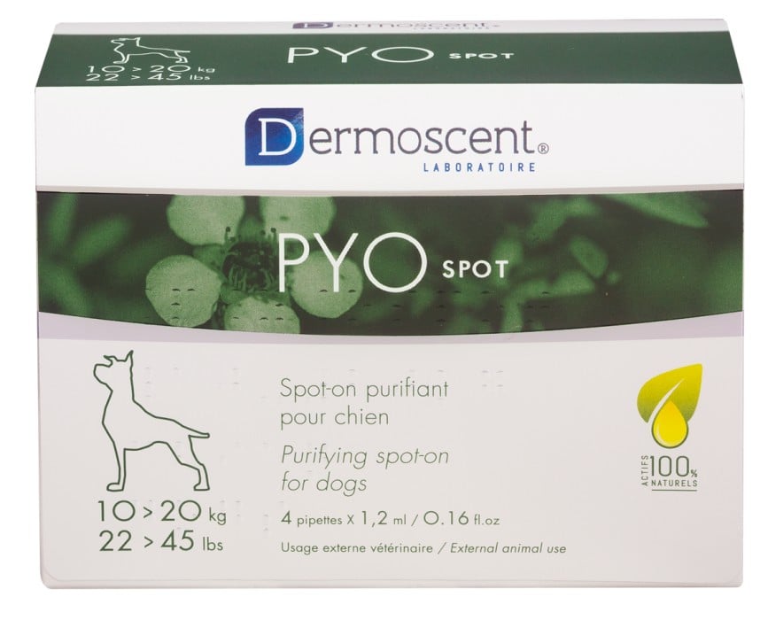 Dermoscent PYOspot® för hundar 10-20 kg 4 x 1,2 ml