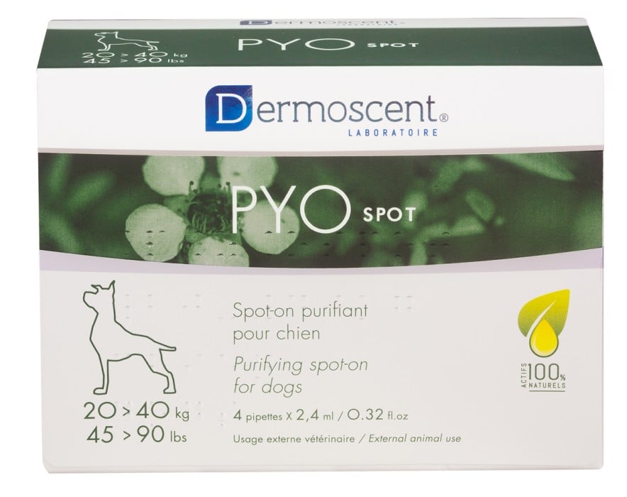 Dermoscent PYOspot® för hundar 20-40 kg 4 x 2,4 ml
