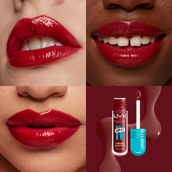 NYX Professional Makeup Lip I.V. Hydrating Gloss Stain 13 Cranberry Splash 5 ml