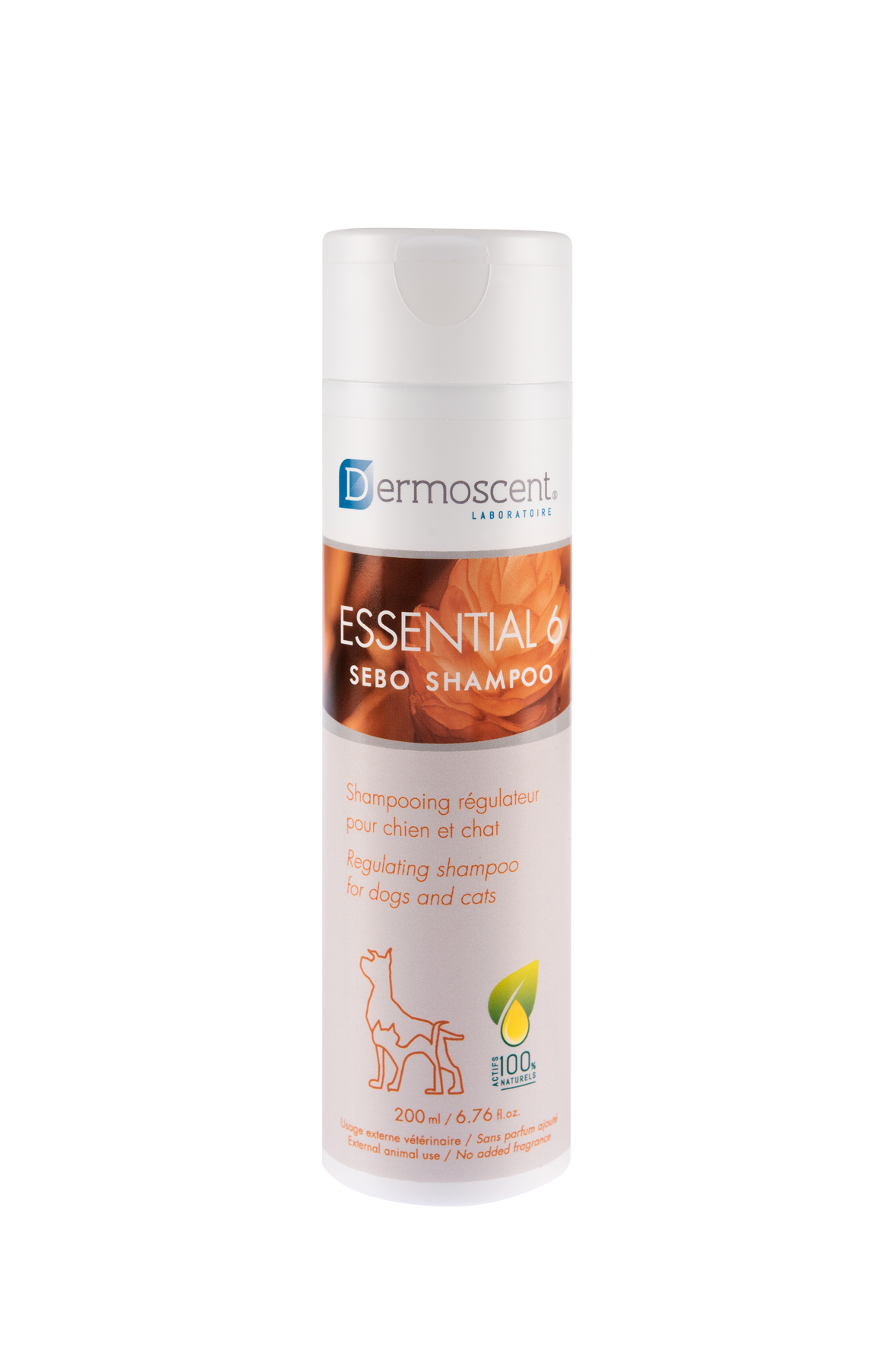 Dermoscent Essential 6® Sebo Shampoo för hundar & katter 200 ml