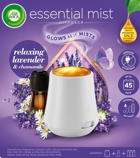 Air Wick Essential Mist Relaxing Lavender Diffuser + Refill 20 ml