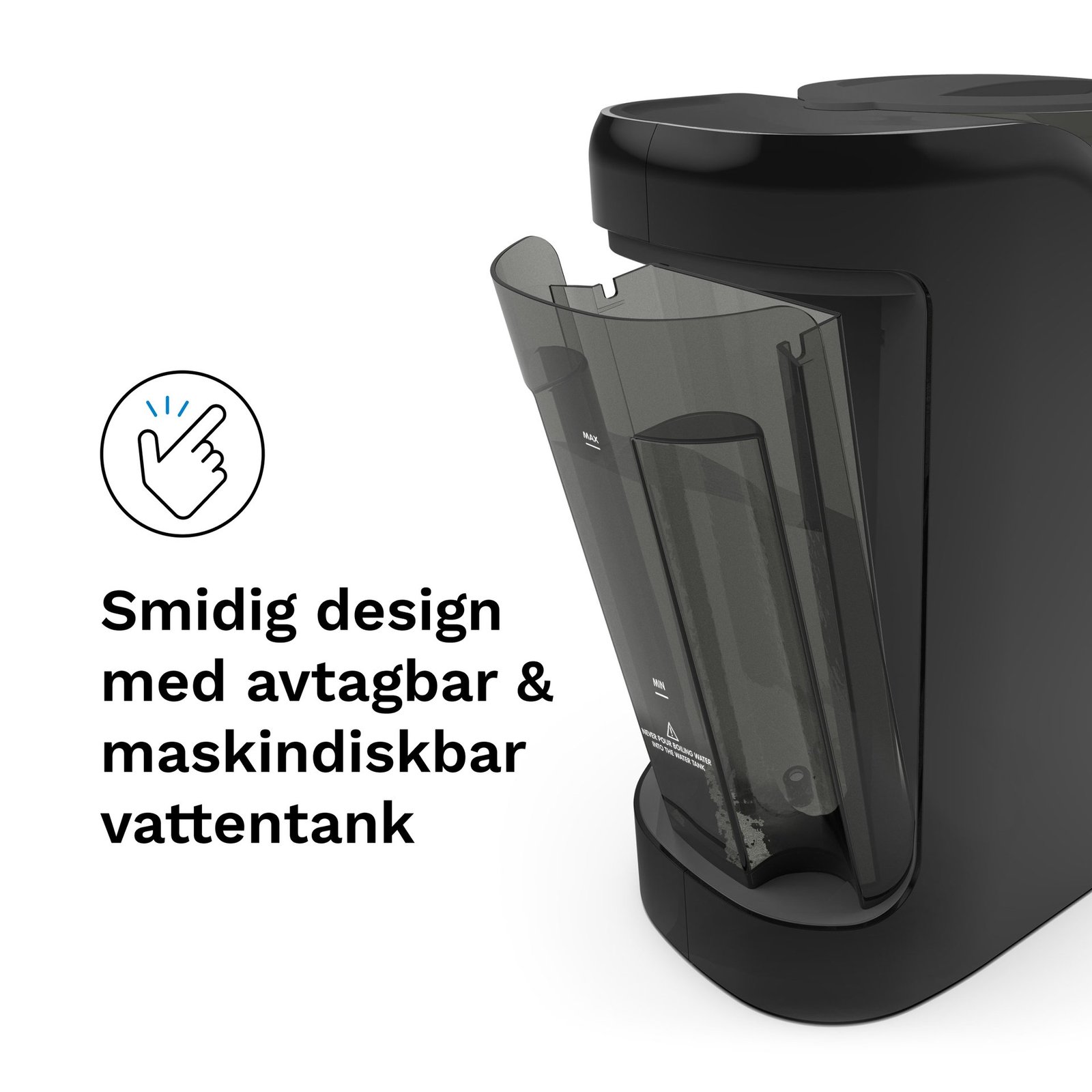 Baby Brezza Formula Pro Advanced Välling & Ersättningsmaskin Svart
