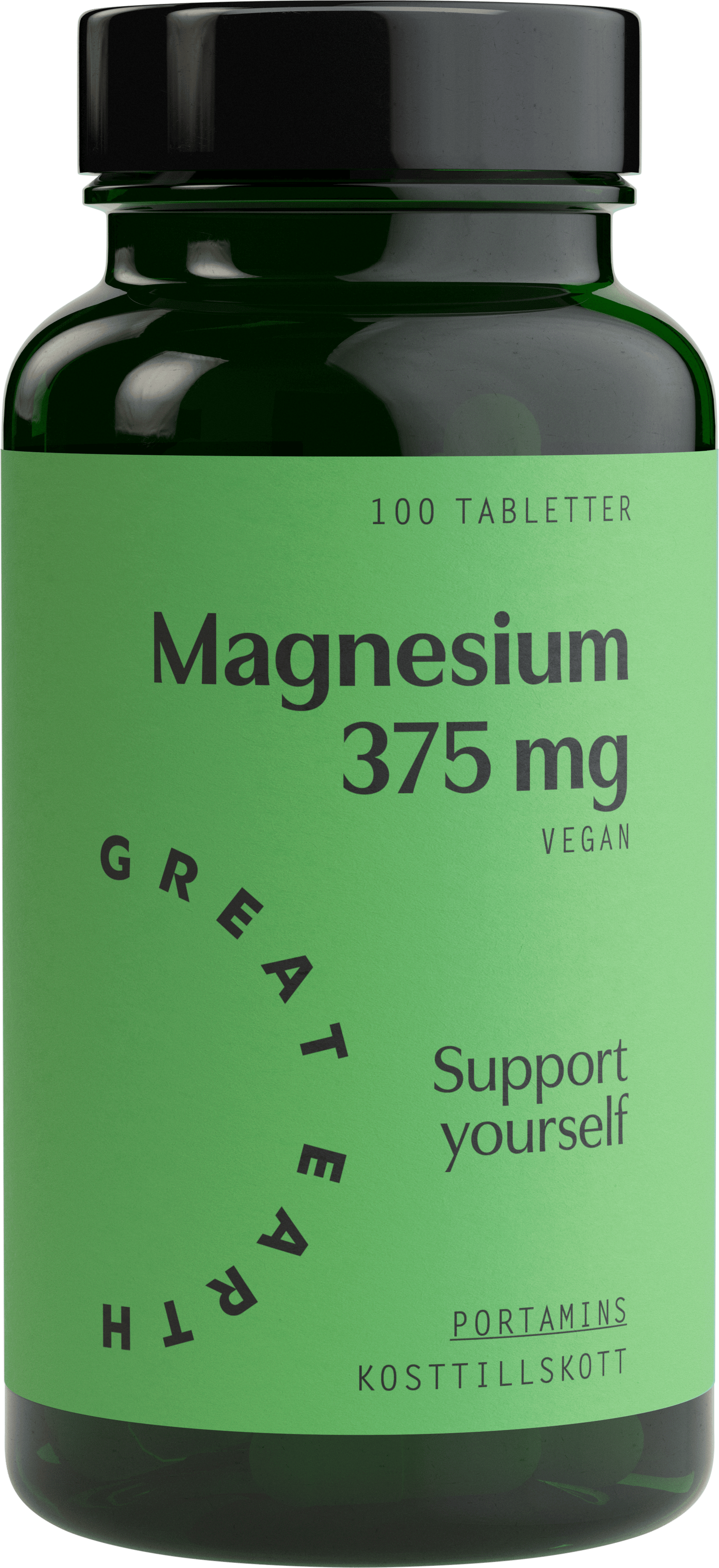 Great Earth Magnesium 375mg 100 tabletter