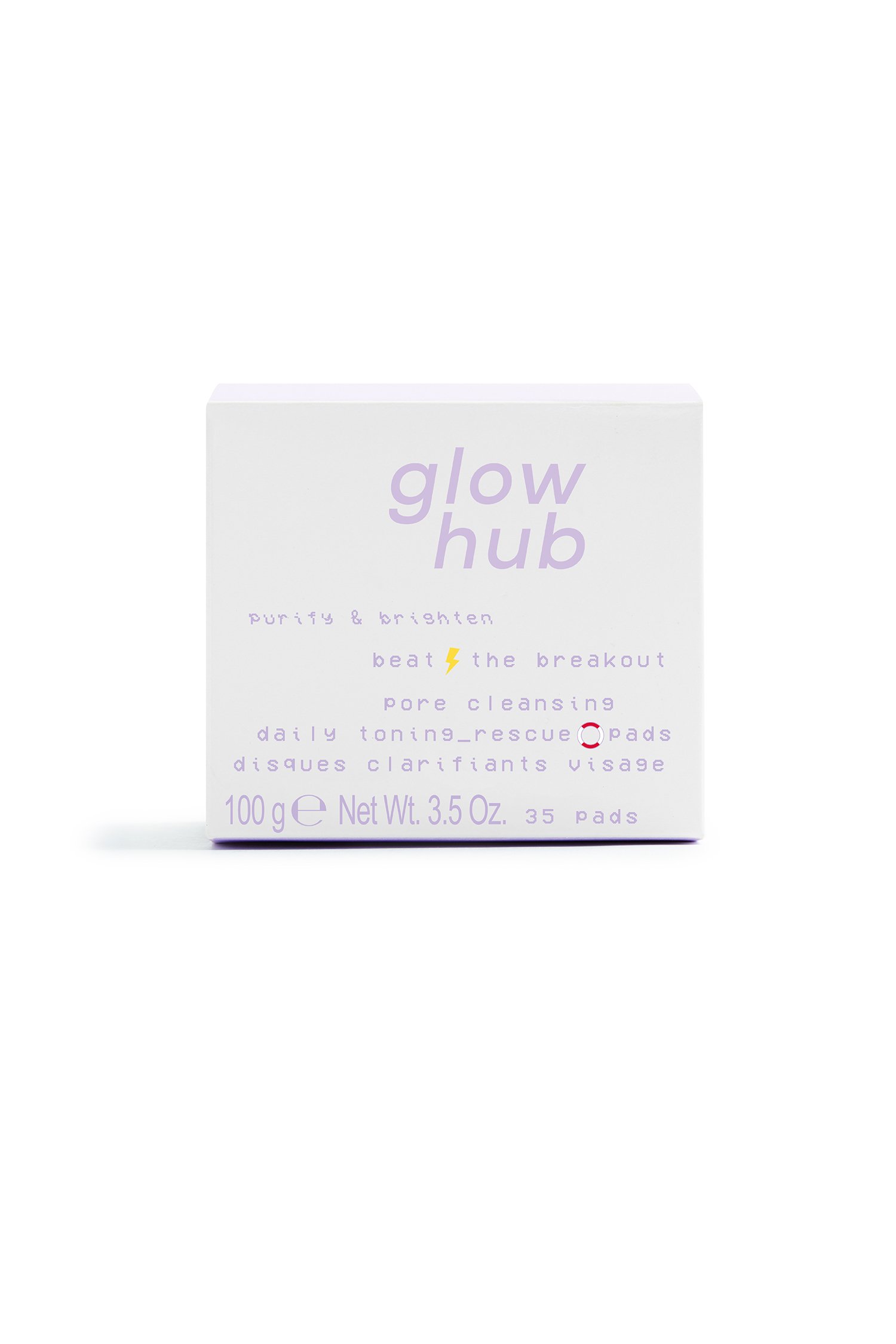 Glow Hub Purify & Brighten Pore Resque Lifesaver Toning Pads 35 st