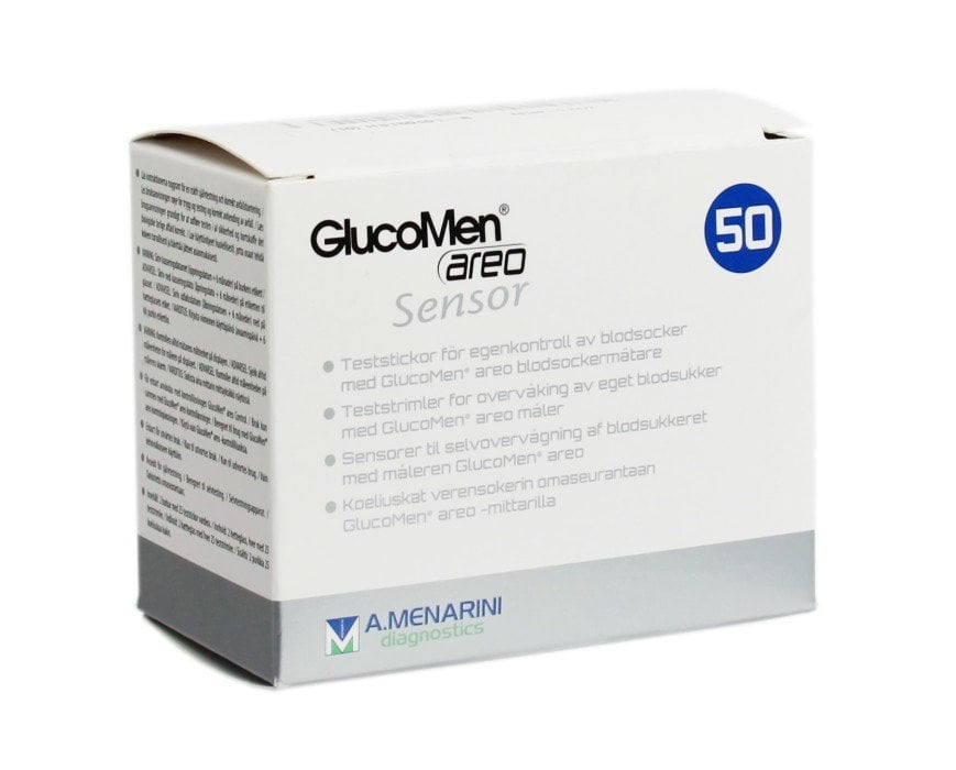GlucoMen Areo Sensor Teststickor 2 x 25 st