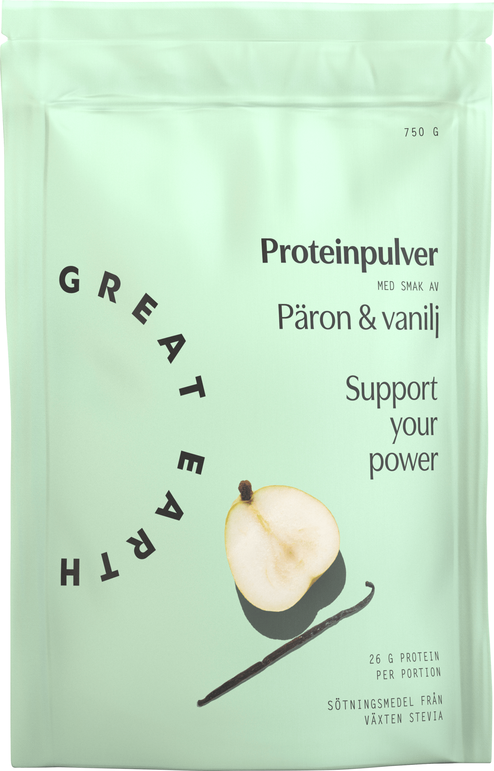 Great Earth Proteinpulver Päron & Vanilj 750 g