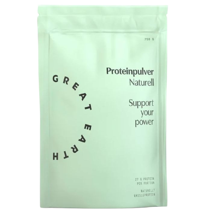 Great Earth Proteinpulver Naturell 750 g
