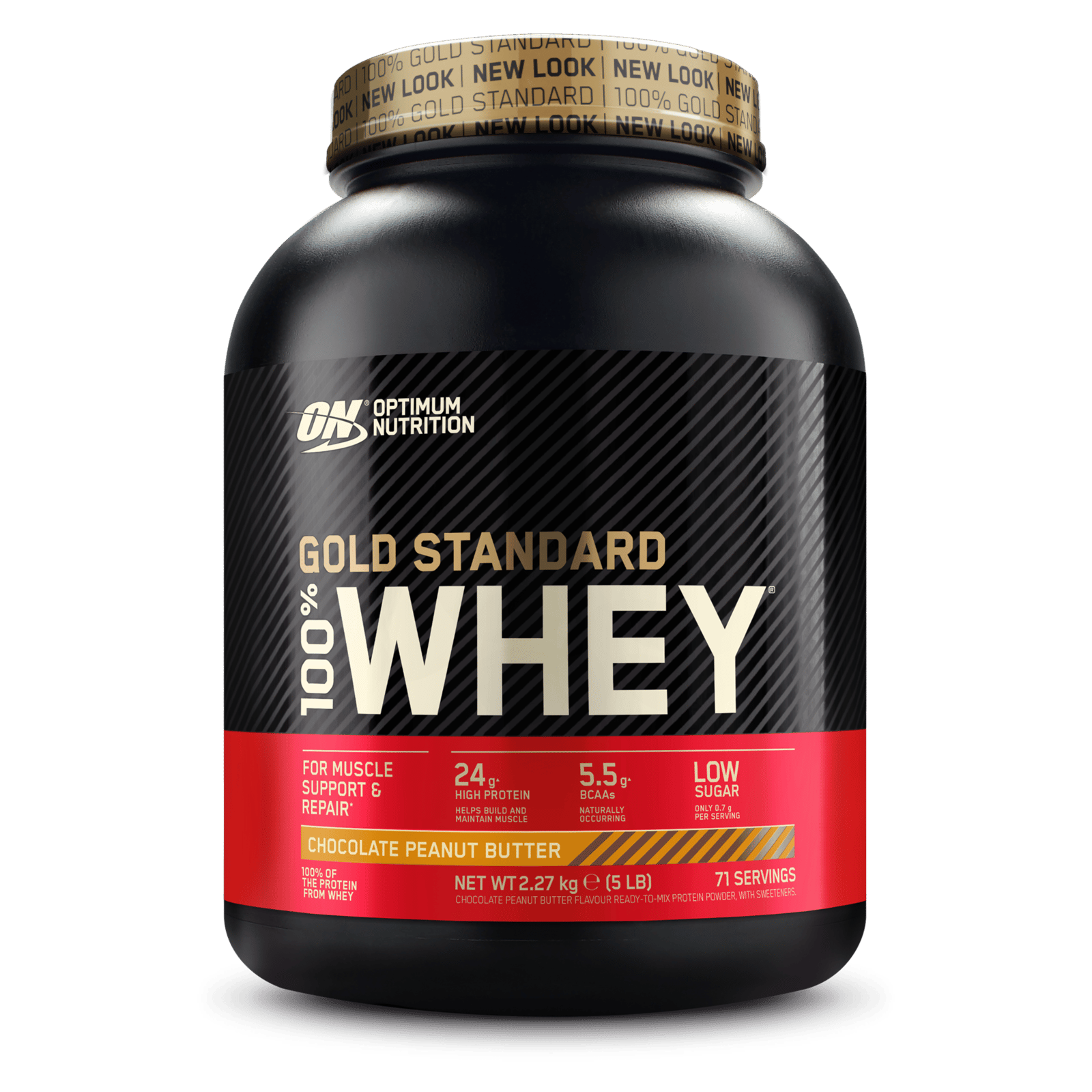 Optimum Nutrition 100% Whey Goldstandard Chocolate Peanut Butter 2270g